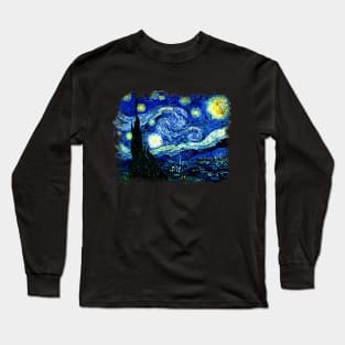 The starry night - Vincent van Gogh Long Sleeve T-Shirt